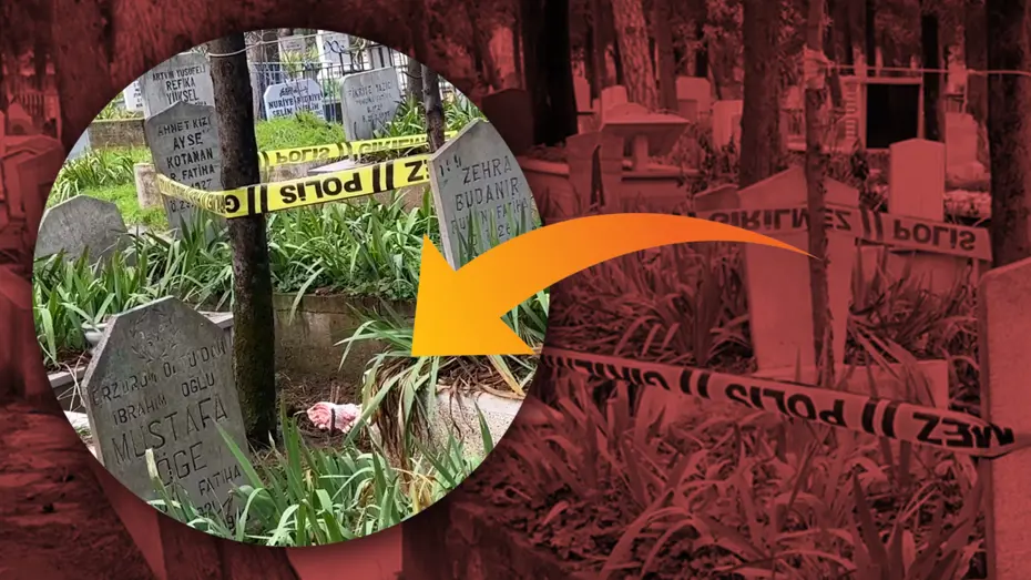 Mezarlık görevlisi fark etti. Bursa'da bir bebek herkesten habersiz gömüldü