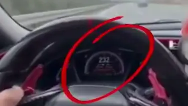 Otoyolda hız denemesi! Sosyal medyada paylaşınca yakalandı