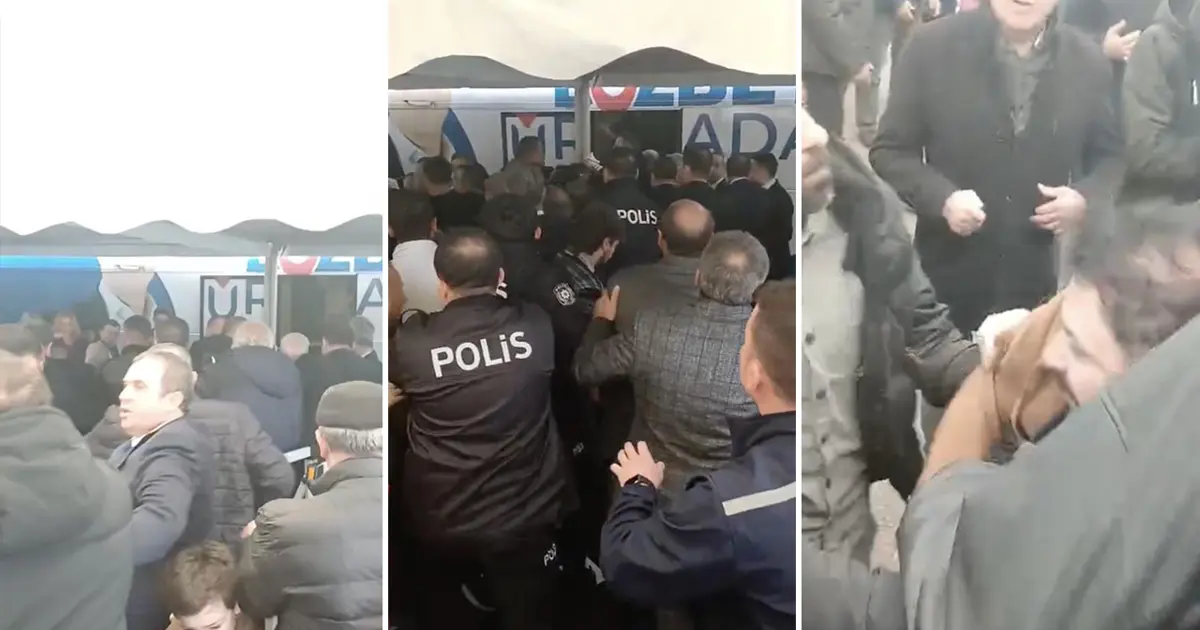 Bursa Büyükşehir Belediye Başkanı Mustafa Bozbey'e yumruklu saldırı girişimi