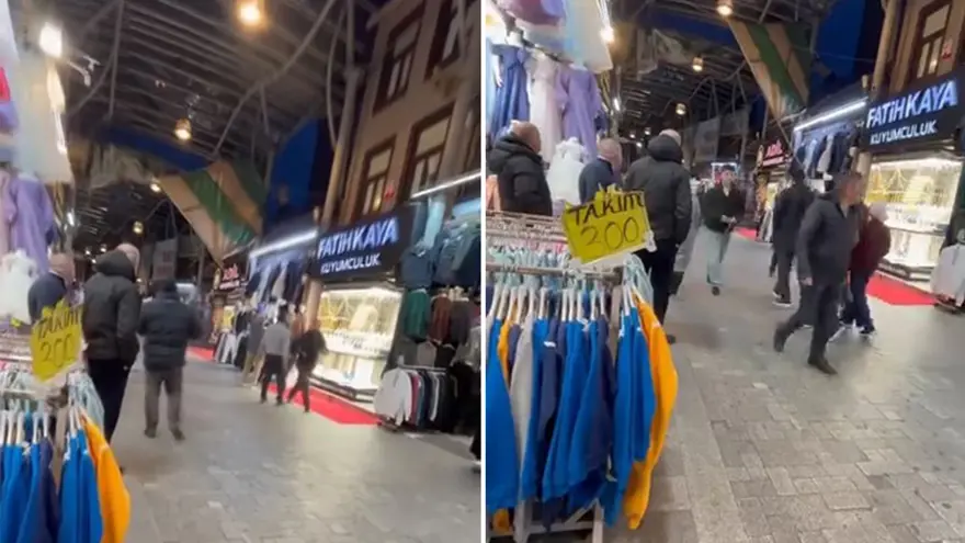 KAPALI ÇARŞI'DA ÇATI UÇTU 1