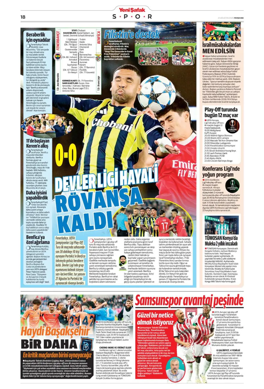 "Akanji müjdesi" (21 Ağustos spor manşetleri) 36