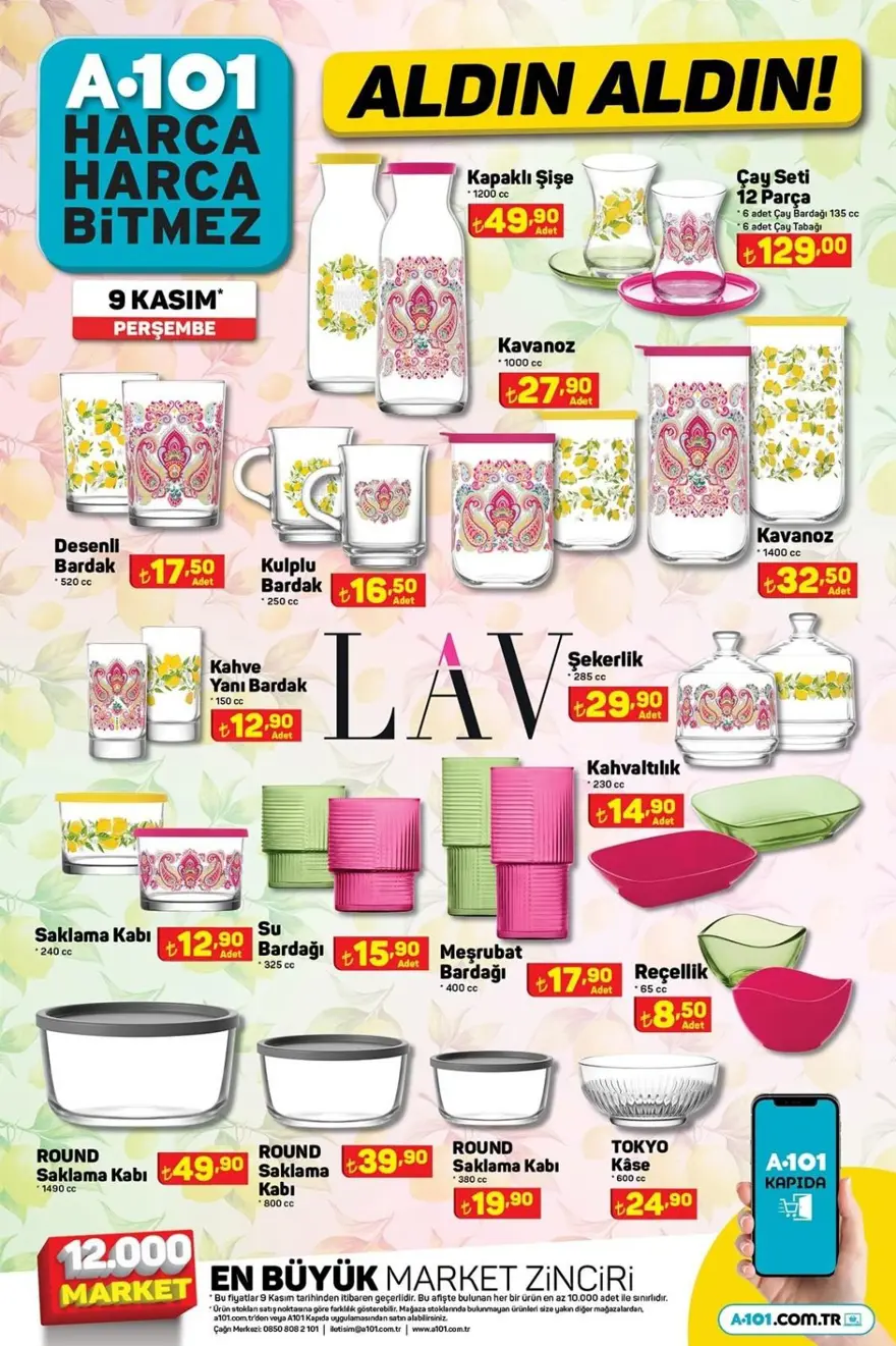 A101 marketten bu haftaya özel yeni indirimli ürünler listesi: Birçok üründe fırsat indirimi (9 Kasım A101 aktüel ürünler kataloğu) 9