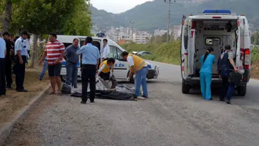 Köpekten kaçan futbolcuya araba çarptı