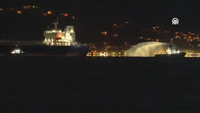 İzmit Körfezi'nde petrol tankerinde yangın