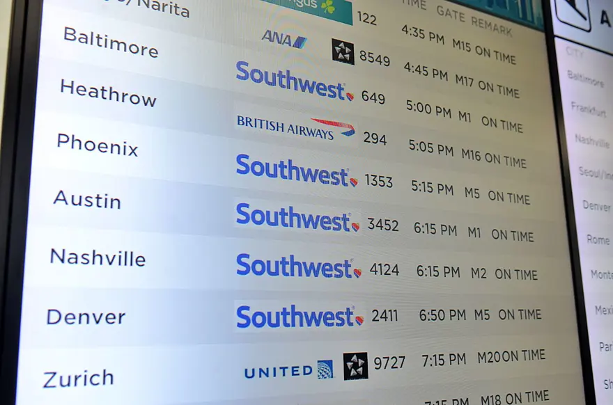 ABD’de hava yolu şirketi Southwest Airlines'in 2000’den fazla uçuşu iptal oldu 6 ABD’de hava yolu şirketi Southwest Airlines'in 2000’den fazla uçuşu iptal oldu 6