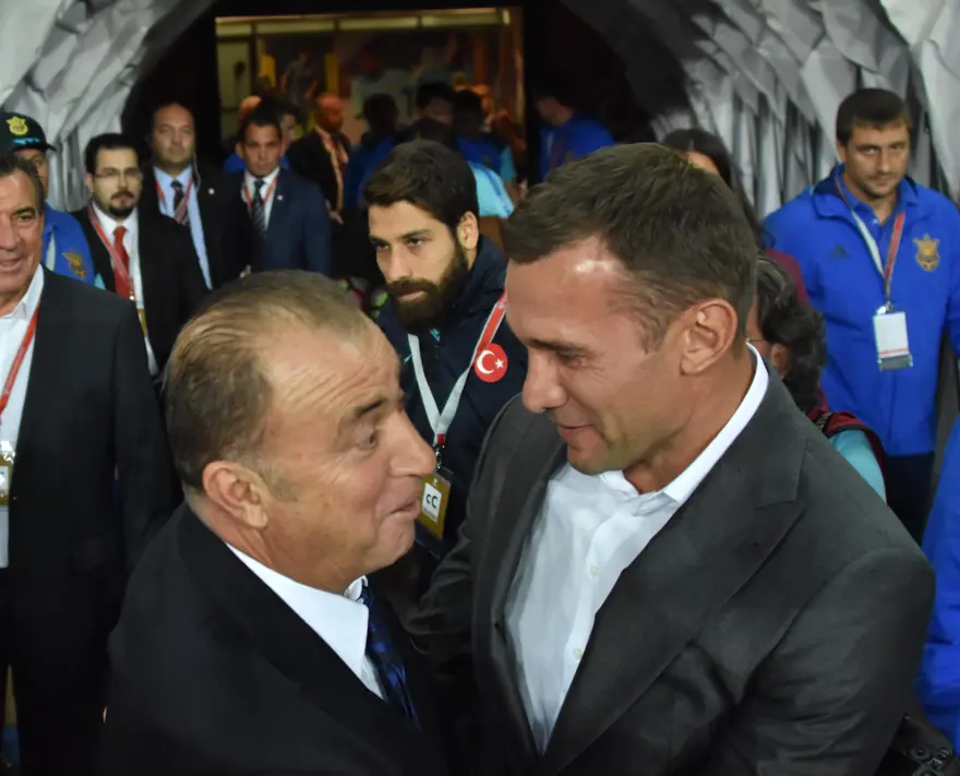 Fatih Terim ile Shevchenko hasret giderdi 6 Fatih Terim ile Shevchenko hasret giderdi 6