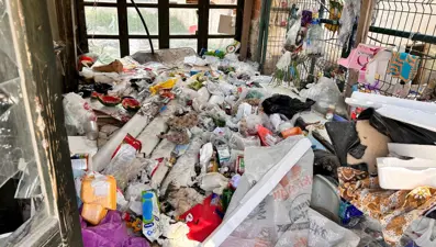 Ankara'da komşuların "çöp ev" isyanı