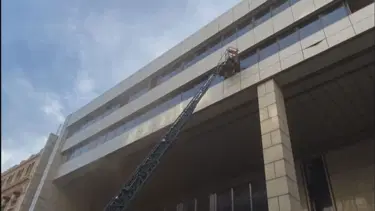 Nişantaşı'nda iş merkezinde yangın