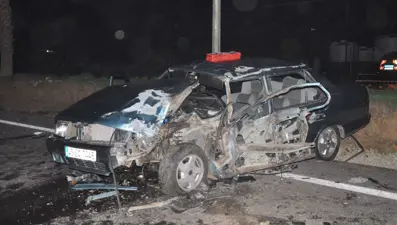 Ödemiş-İzmir kara yolunda feci kaza: 6 yaralı