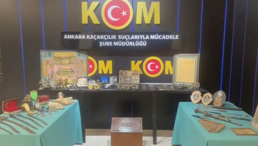 1,5 milyon lira değerinde 243 tarihi eser ele geçirildi 