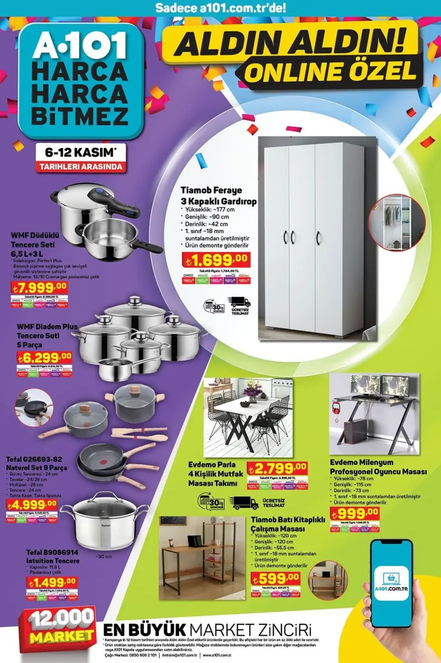 A101 marketten bu haftaya özel yeni indirimli ürünler listesi: Birçok üründe fırsat indirimi (9 Kasım A101 aktüel ürünler kataloğu) 1