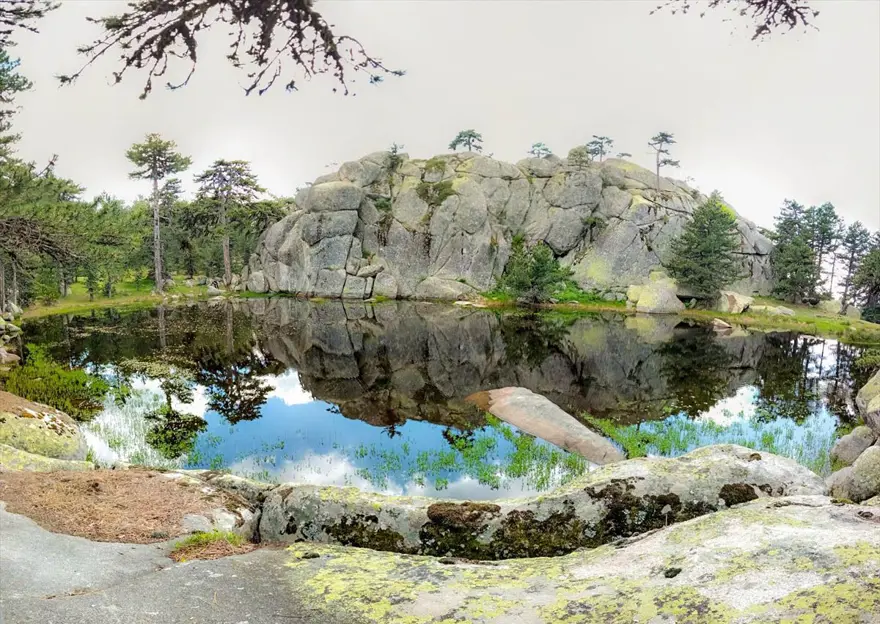 Kütahya'daki Eğrigöz Dağı'nın zirvesindeki doğal gölet keşfedilmeyi bekliyor 