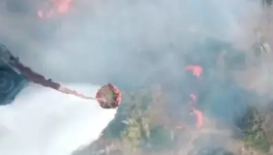 İzmir'de ziraat arazilerinde yangın