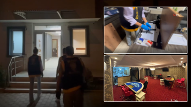 Dışarıdan iş yeri, içerisi bambaşka! Üstü cephanelik, alt katı ise kumarhane çıktı