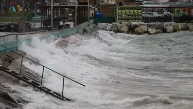 Tekirdağ'da deniz ulaşımına poyraz engeli