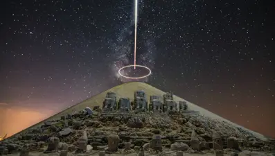 Nemrut Dağı Samanyolu ile buluştu