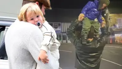 Kurt Efe'yi omzunda gezdirdi: Kıvanç Tatlıtuğ'dan yeni paylaşım