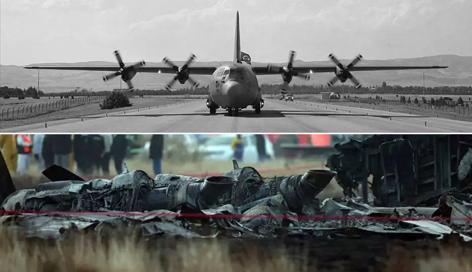 C-130 kazasında her şey 5 saniyede oldu