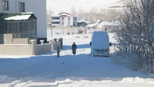 Karlıova'da kar yağışına rağmen 'kuraklık' korkusu