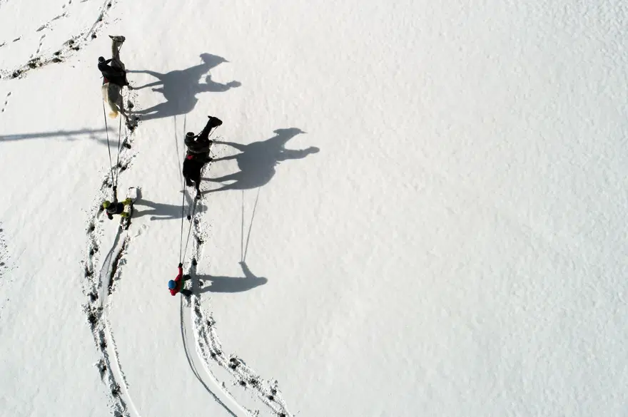 Van'da "Atlı snowboard" heyecanı 11 Van'da "Atlı snowboard" heyecanı 11