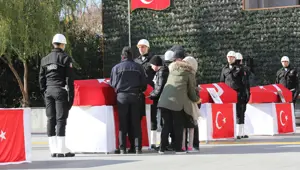 İstanbul'da şehitler için veda töreni