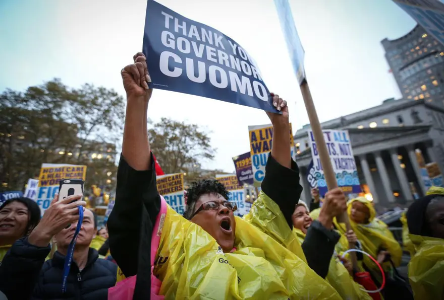 ABD'de yüzbinler sokaklara döküldü 1