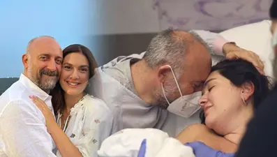 Bergüzar Korel kızı Leyla'nın doğum anlarını paylaştı