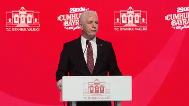 İstanbul Valiliği, Cumhuriyet'in 102. yılı dolayısıyla resepsiyon düzenledi