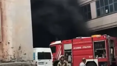 Eyüpsultan'da iş yeri yangını