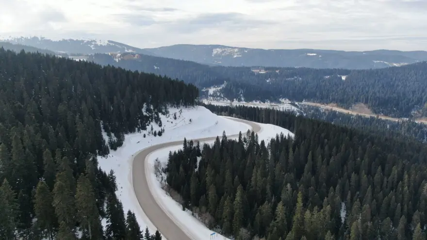 "Anadolu'nun yüce dağı" havadan görüntülendi 6