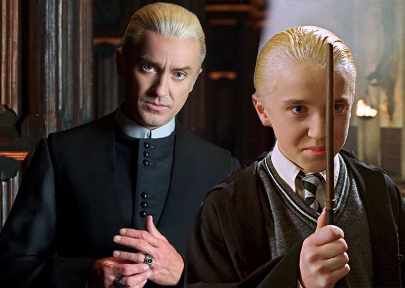 Harry Potter yıldızı Tom Felton yeniden "Draco" oldu