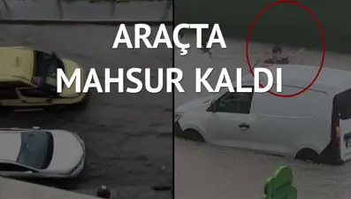 İstanbul’da sağanak sonrası yollar göle döndü