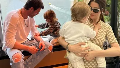 Kıvanç Tatlıtuğ ile oğlu Kurt Efe'den yeni paylaşım: Birlikte spora gittiler