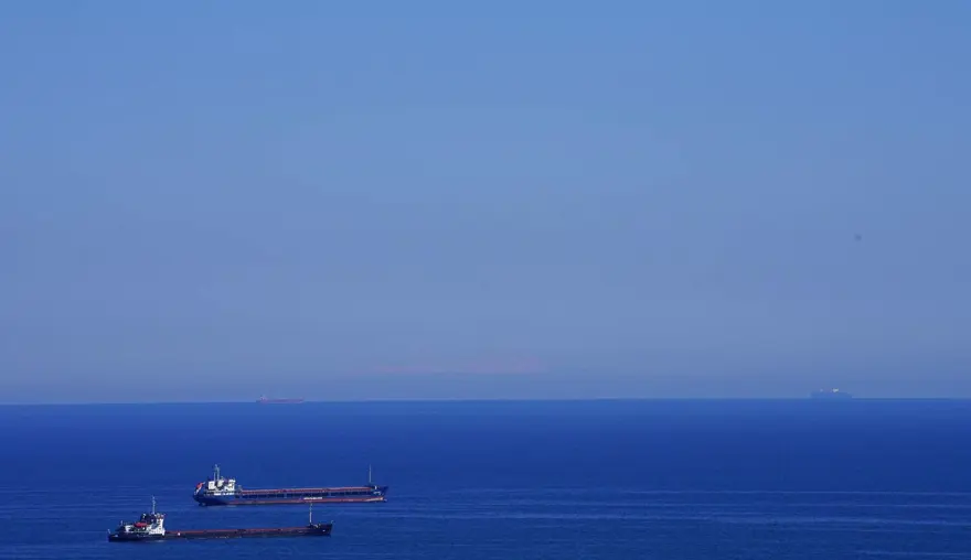 Tekirdağ'dan Uludağ'ın karlı zirveleri görüntülendi 8