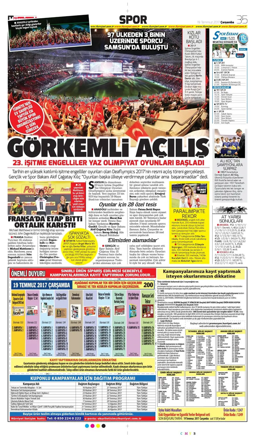Günün spor gazeteleri (Transfer haberleri - 19 Temmuz 2017) 2