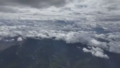 Muğla semalarında sis bulutu görsel şölen oluşturdu