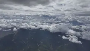 Muğla semalarında sis bulutu görsel şölen oluşturdu