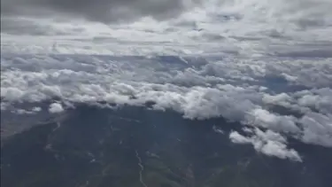 Muğla semalarında sis bulutu görsel şölen oluşturdu