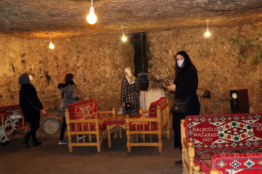 Gaziantep'te doğal ısısı değişmeyen 500 yıllık mağara ilgi görüyor 2