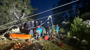 Antalya'da teleferik kabini parçalandı: 1 ölü, 10 yaralı