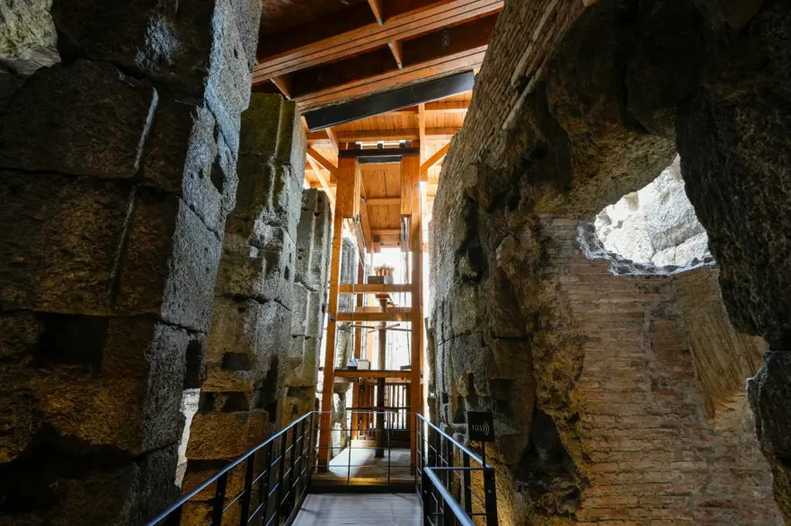 Roma’dakiKolezyum’un (Colosseum) yeraltı tünelleri ilk kez ziyarete açılıyor 1