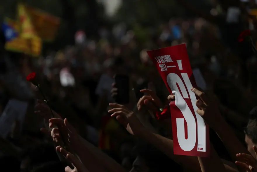 Katalonya'nın bağımsızlığı için yürüyüş 22