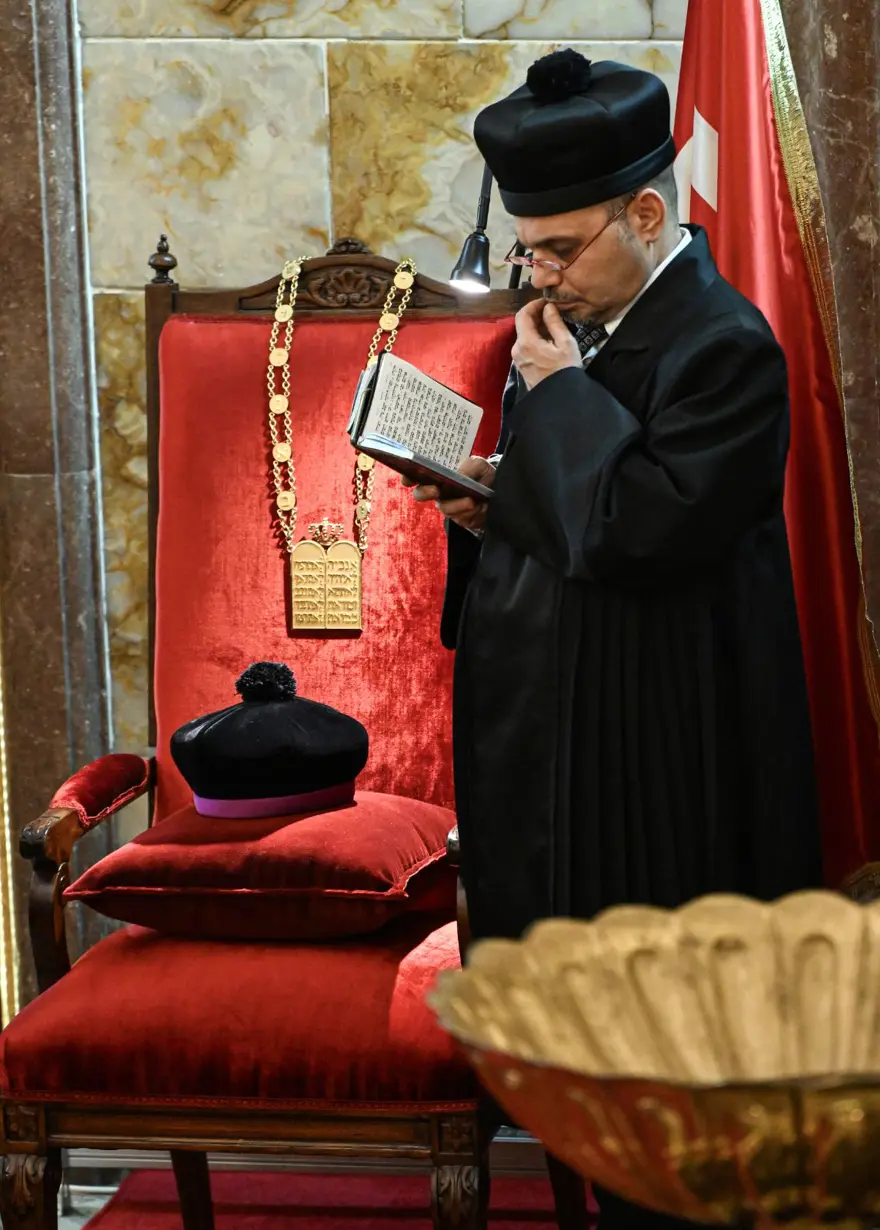 Hahambaşı Haleva’ya Neve Şalom’da veda 6