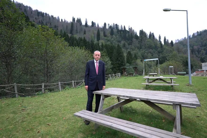 Cumhurbaşkanı Erdoğan, Ayder Yaylası'nda inceleme yaptı 2