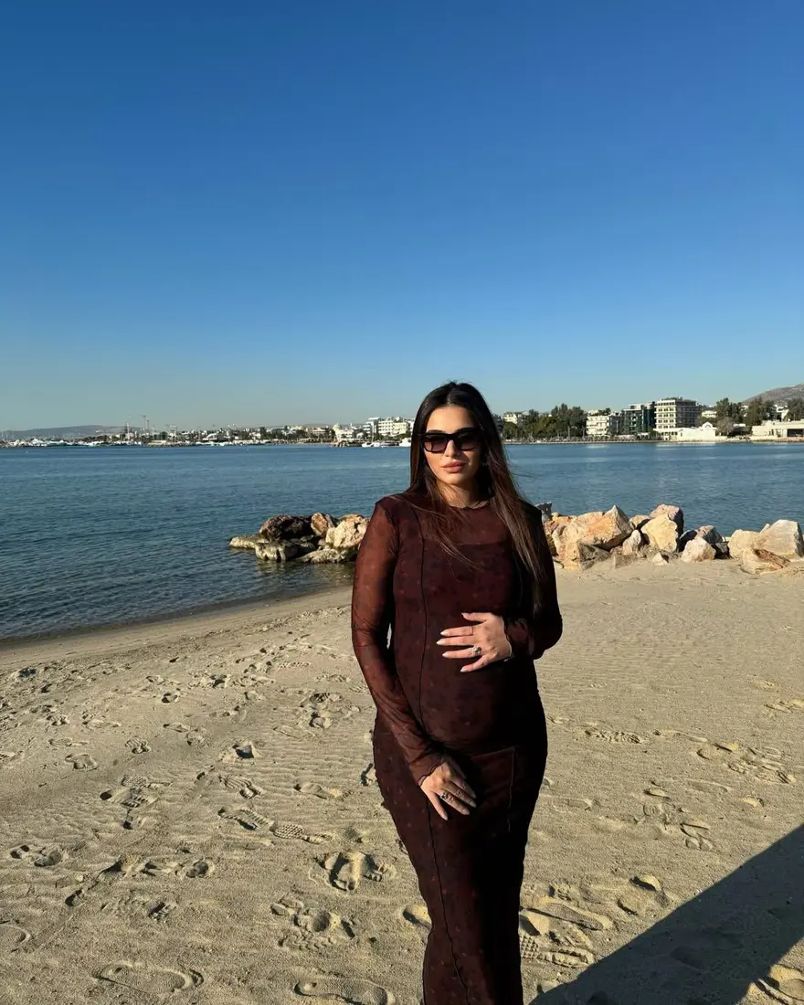 Doğum için gün sayıyor: Melisa Aslı Pamuk'tan karnı burnunda yeni kareler 5