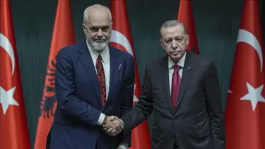 Cumhurbaşkanı Erdoğan, Arnavutluk Başbakanı Rama ile görüştü