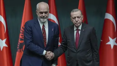 Cumhurbaşkanı Erdoğan, Arnavutluk Başbakanı Rama ile görüştü