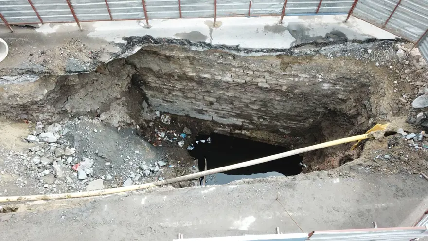 İstanbul'un göbeğinde İSKİ kazısında tarihi keşif 1