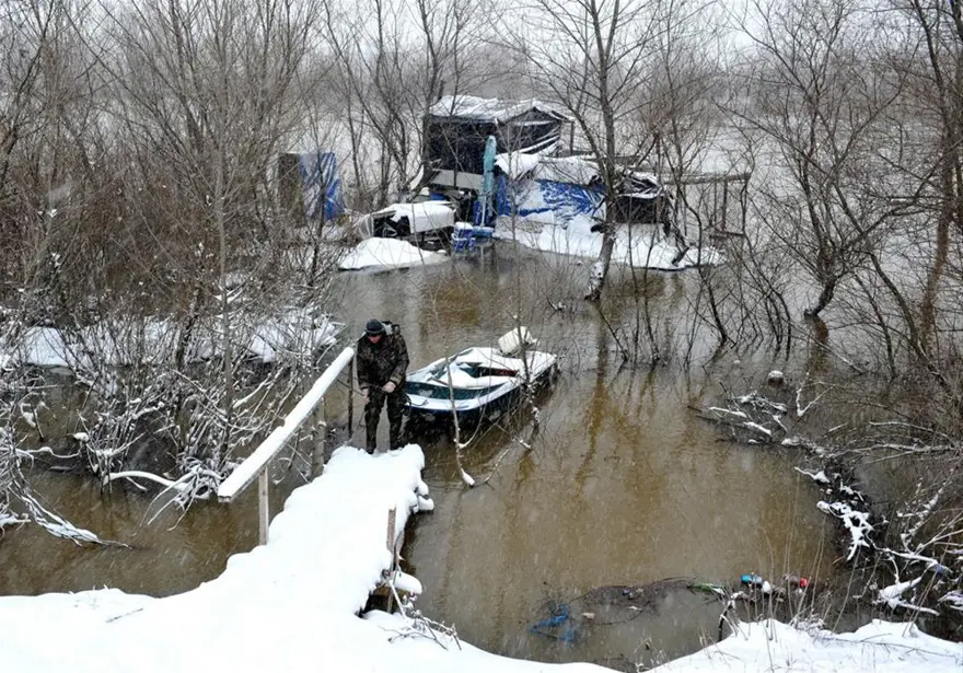 İstanbul'da kar yüzünü gösterdi 23