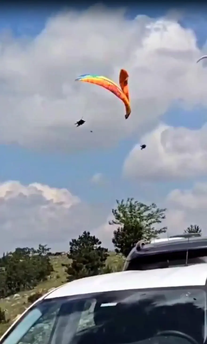 Yamaç paraşütü can aldı: Kazadan yeni görüntüler ortaya çıktı 2